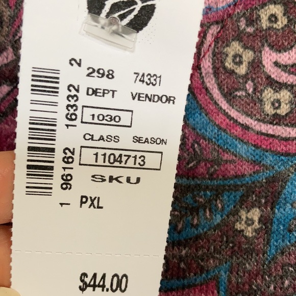 PM PXL Emily Daniels paisley floral print top - Picture 16 of 16